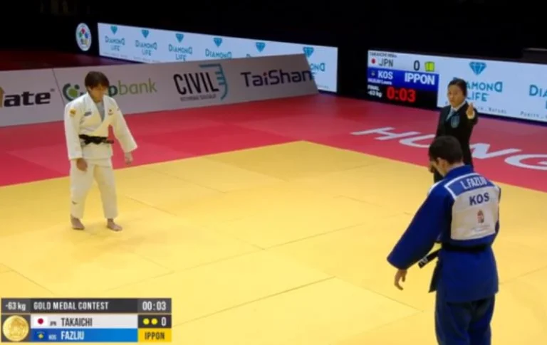 Laura Fazliu Oro a Budapest