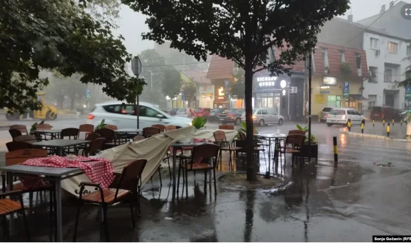Belgrade colpito da hailstorm