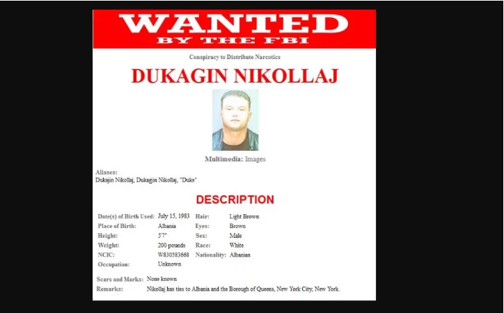 Qui est Dukagjin Nikollaj, recherché par le FBI, qui a été impliqué dans la tragédie d'hier soir à Pristina