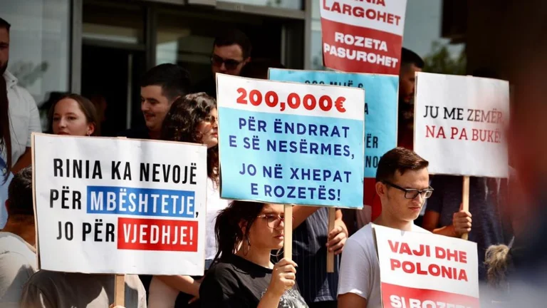 PDK protesta prima MINT: Foglie giovanili, Rosetta diventa ricca