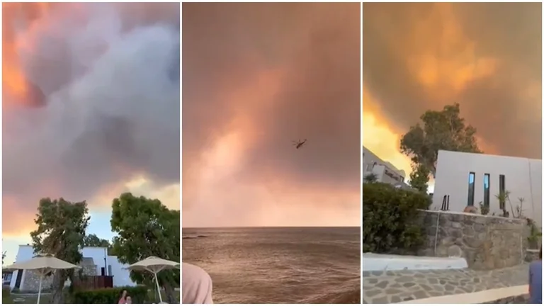 Grèce, évacuation de l'île de Rhodes, la plus massive par les incendies dans le pays
