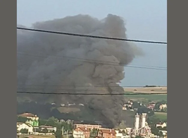 Ein Supermarkt in Kline ist in Feuer involviert