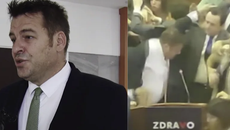 Amendi Muja muestra si Kurti agradeció después de la defensa.