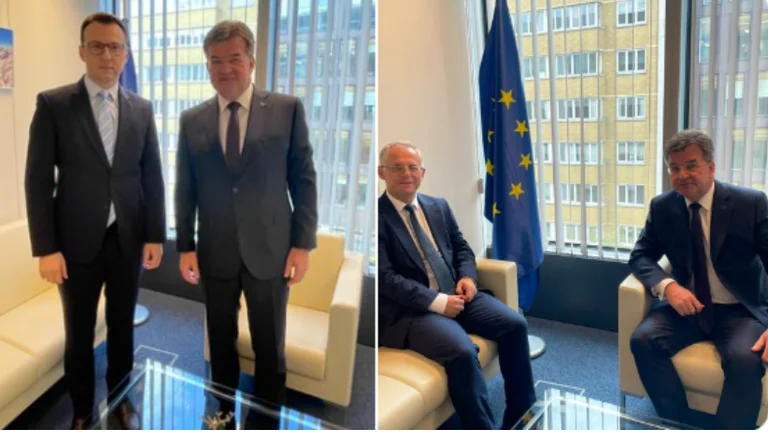 Lajcak after separate meetings: We discussed implementation of the agreement and expansion in the north