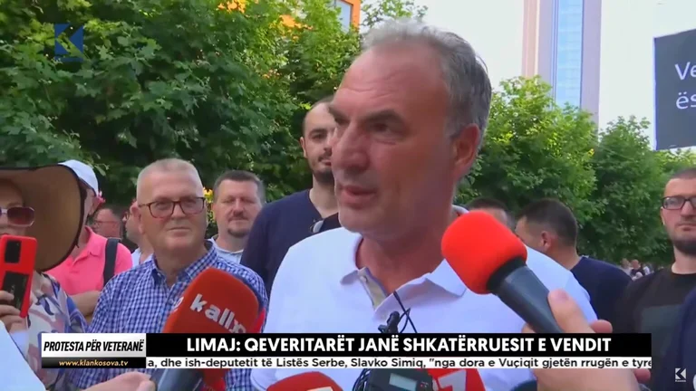 Limaj nach dem Protest: Regierung Kurt muss bald nach Hause gehen
