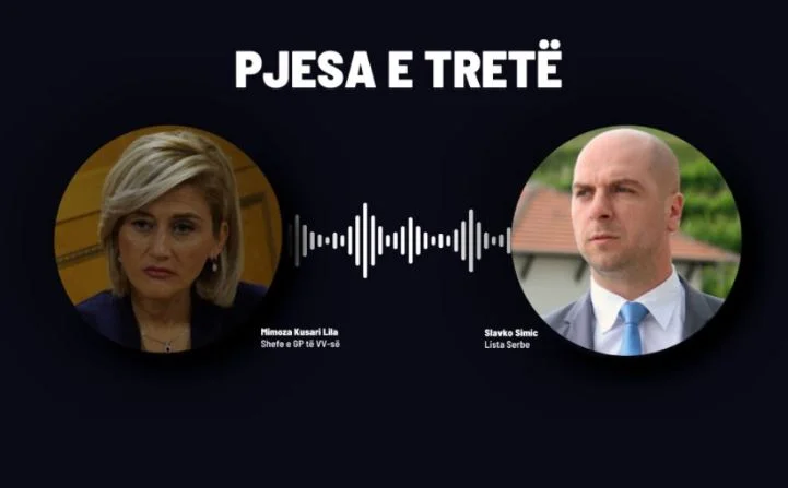 Transcreatic of the third share of wiretapping among VV VV chief Mimoza Kusari with Slavko Simcin of the Serbian List