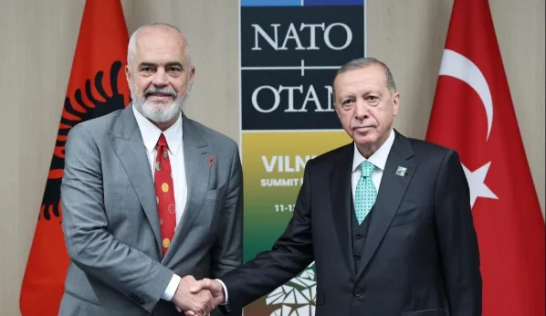 Rama meets Erdogan, talks situation in northern Kosovo