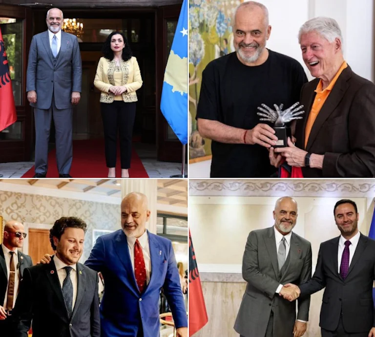 Rama posts photoof the week's final among many photos, even those with Konjufca's Osman