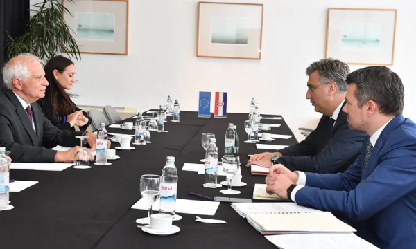 Borrell rencontre le Premier ministre croate : nous devons être unis pour l'escalade dans le nord du Kosovo
