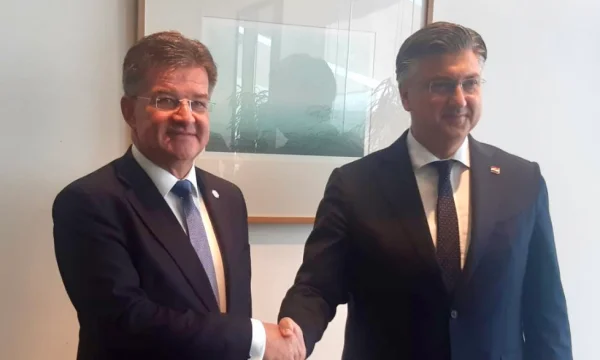 Lajcak trifft Plenkov: Kroatien unterstützt uns bei der Suche nach dem Fortschritt in Kosovo-Serbien