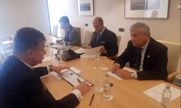Lajcak informs Italian top diplomat of the situation in dialogue, future steps for expansion