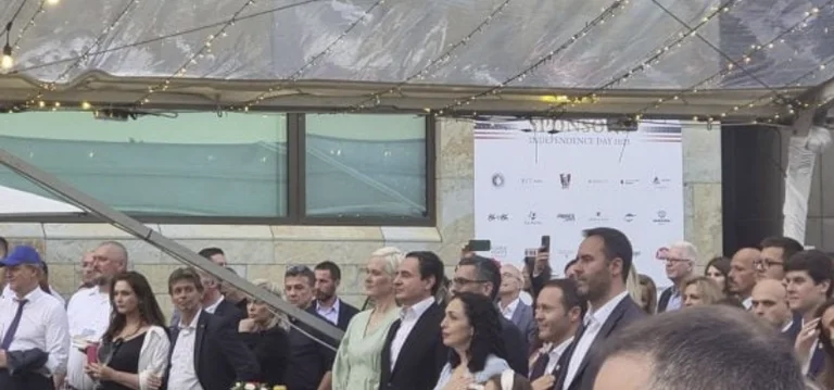 Measures also apply to the Fourth of July party: Kurti sí word is given at the American Embassy ceremony