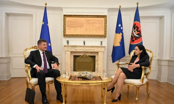 Osmani after meeting with Lajcak: We've shown the will to breach the situation north.