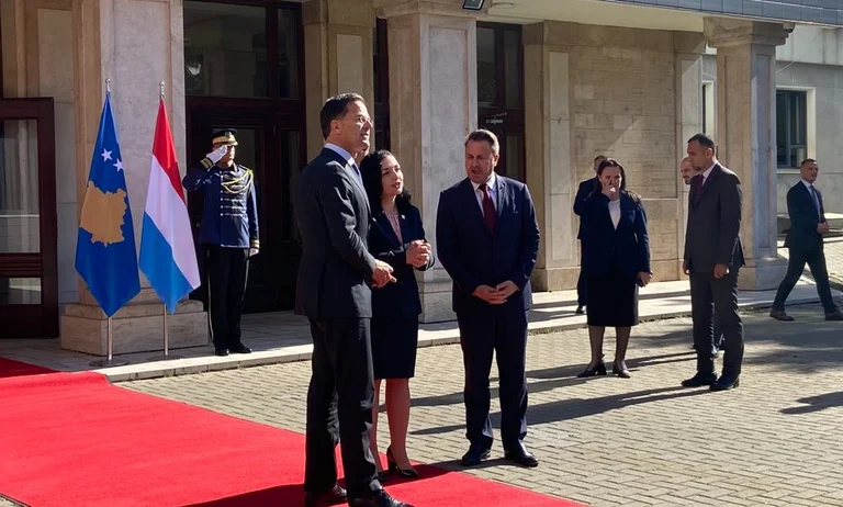 Osmani hosts Russian and Bettel prime ministers at meeting