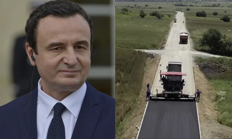 “Firehouse”, Albin Kurti annonce 532 000 adeptes sur Facebook qu'il construit une route de 2,7 km.