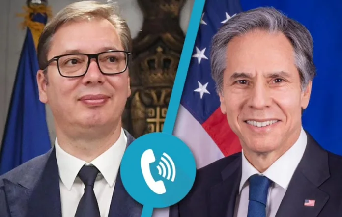 Vuçiq telefonatë Blinkenit, kërkon lirimin e të gjithë serbëve të arrestuar nga Policia e Kosovës
