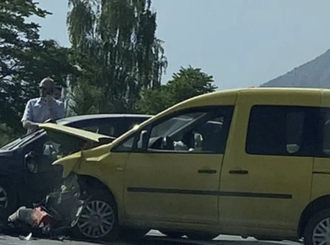 Ernsthafte Unfall bei Mitrovica Eingang