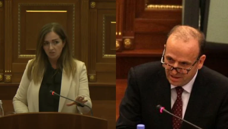 Ils s'écrasent à l'Assemblée de Recica et ministre de l'Éducation: Nagavci lui dit quelque chose qui ne comprend pas