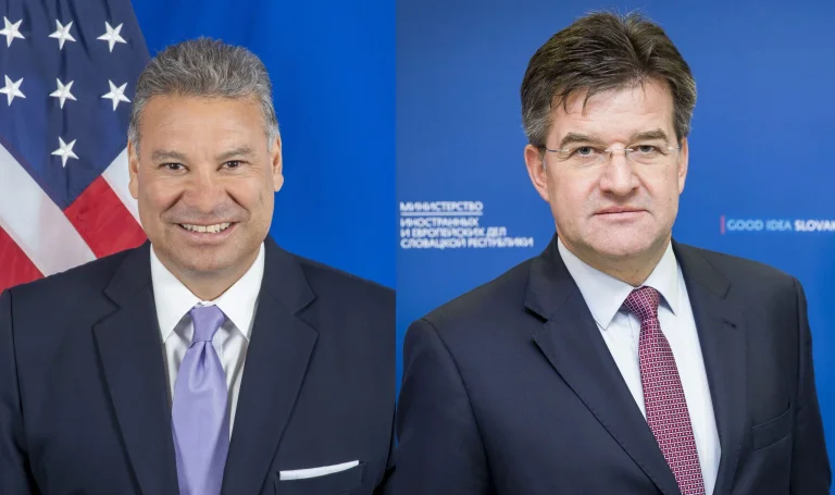 Lajcak, Escobar arriving in Belgrade