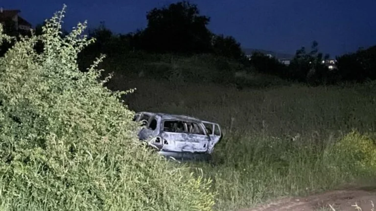 Der Mann, der auf der C Street getötet wurde, war in einem Führerschein in Nordmazedonien, das andere Auto ist im Feuer