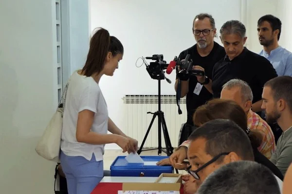Fermeture des bureaux de vote au Monténégro
