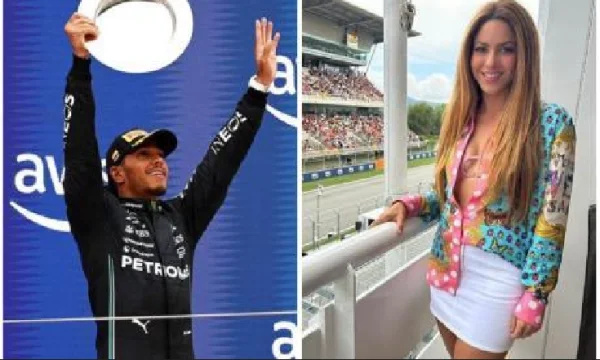 Lewis Hamilton e Shakira cenano insieme