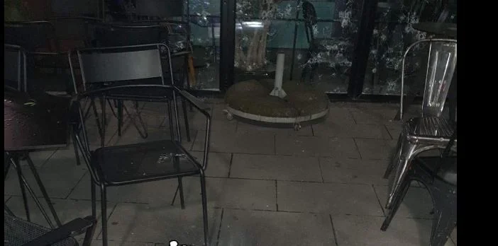 Explosing images of the explosion taking place in early morning hours in Mitrovica