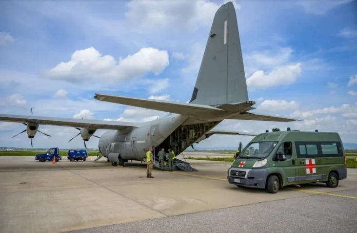 Returning home are 15 KFOR soldiers who were injured by violent protests in Zvecan