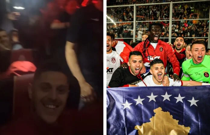 En ruta a Estambul, los futbolistas de Galatasaray cantan el nombre de Milot Rasica