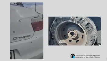 Periscope car, attacked by hail of bullets in Zvecan, AGK: Journalists continue to report in serious conditions