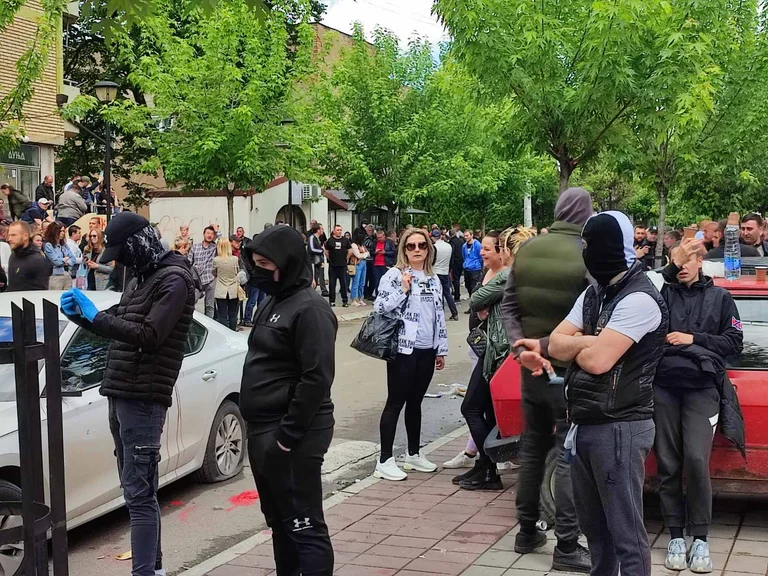 Protesters in Zubin Potok agree to disperse, expected to return tomorrow
