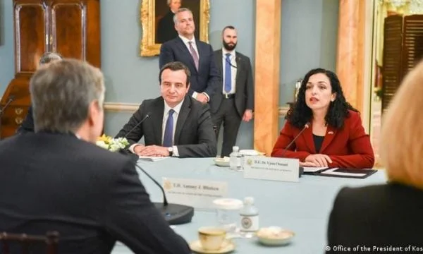 Blinken habla acerca de El resultado en las relaciones bilaterales efectuadasx1 confianza después de lo ocurrido en el norte, Kurti dice que es bueno.