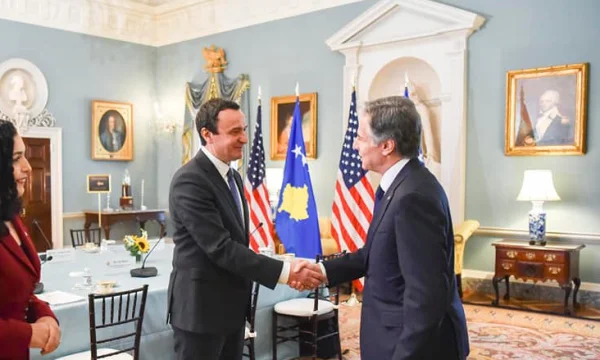 Blinken advertía que las consecuencias en las relaciones bilaterales fueron: 1 confianza después de lo ocurrido en el norte, Kurti dice que está bien.