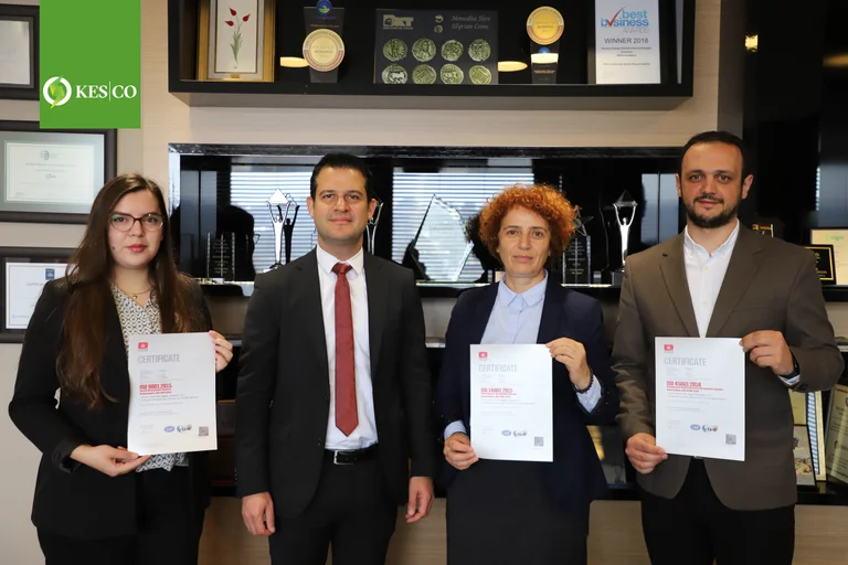 K E SCO fue certificado con tres normas ISO