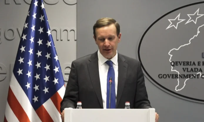 US-Senatoren Chris Murphy und Gary Peters, morgen im Kosovo