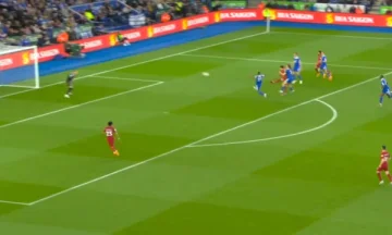 Wer Curtis Joness Ziel von Leicester sah, war erschreckend.