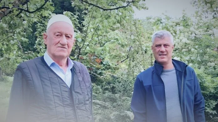 Thaçi nga Haga ia uron ditëlindjen babait të tij