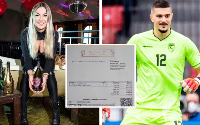 Aro Muric hizo una punta de 10 mil euros a la mesera entre Munich: <x0 ConfíaHe was nice wonx1