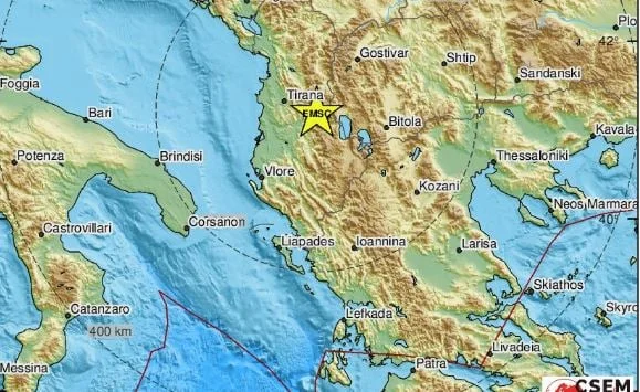 Albania golpeada por el terremoto