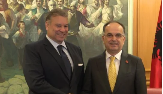 Begaj se reúne con Escobar, gracias por el apoyo que Estados Unidos dio a Kosovo en el diálogo