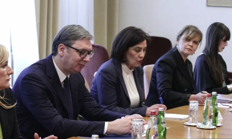 Reunión de la delegación del Senado de Francia con Vucinqi discutió Kosovo