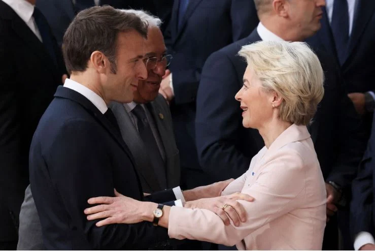 Macro y Von der Leyen llegan a China