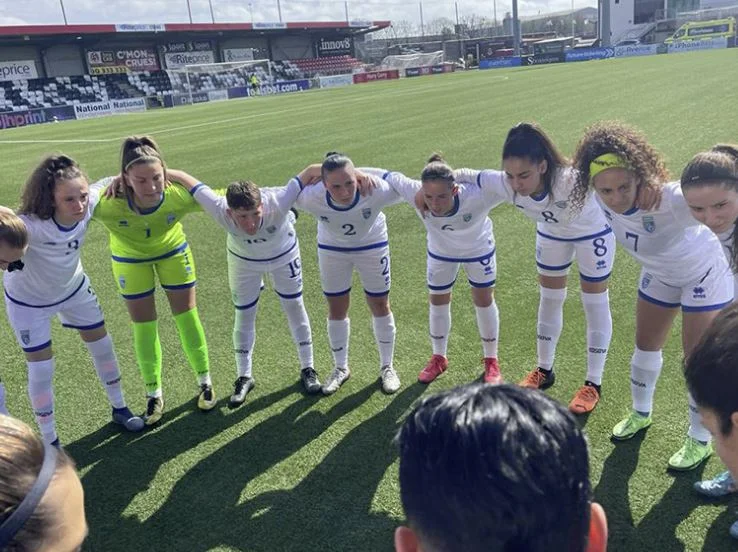Chicas U19 , Kosova gana fuertemente contra Chipre