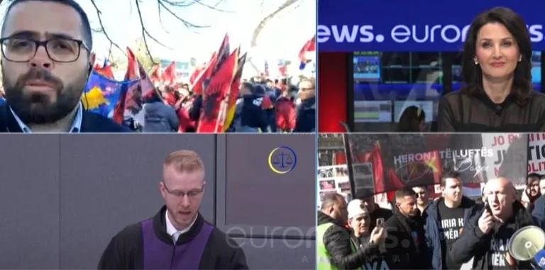 Selim saludó a la mujer, Thaci la más seria realizadax1, periodista muestra lo que sucedió en La Haya