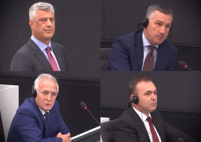Los ex líderes del KLA declararon inocentes