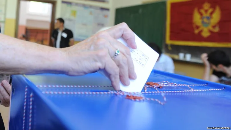 Montenegro Votos para las elecciones presidenciales