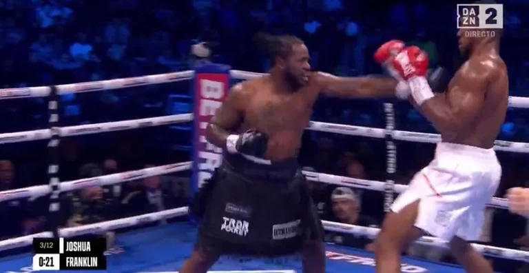 Terminemos la tercera ronda: Franklin más exigente que Joshua