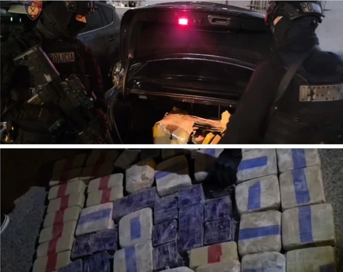 Más de 41 kg de heroína incautada en Tirana, de 31 años