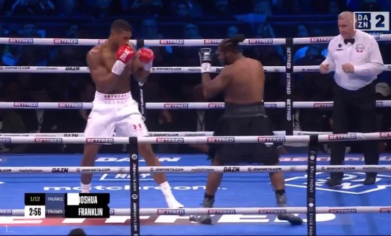 Terminemos la primera ronda: Joshua fue dominado por un carnero contra Franklin