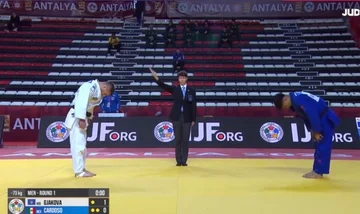 Akil Gjakova geht erfolgreich die erste Runde über den Großen Slam der Türkei